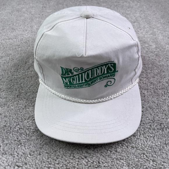Yupoong Other - Vintage Dr McGillicuddys Hat Cap Snapback White Green Logo Mint Schnapps Promo‎